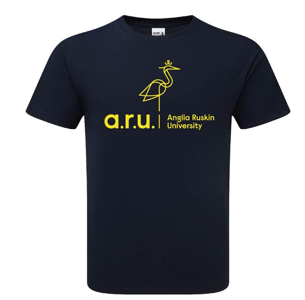 Navy Full ARU Logo T-Shirt