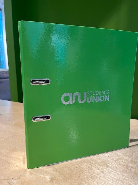 Student Union branded Lever Arch Files